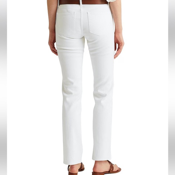Ralph Lauren Straight Leg Denim Jeans Pants White 4 Ankle or 4P NWOT - Picture 16 of 17